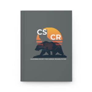 California Society for Cardiac Rehabilitation Hardcover Journal — CSCR Logo Notebook